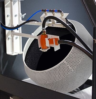 Normfinish 3D Start - Tryskací kabina na čištění výrobků z 3D tisku - buben s tryskou Normfinish 3D Start - Tryskací kabina na čištění výrobků z 3D tisku - buben s tryskou